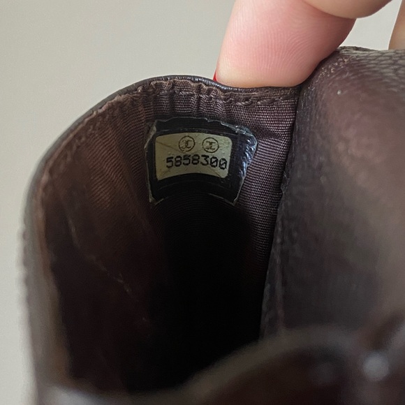 Chanel brown caviar cigarette case, authentic - Picture 8 of 10